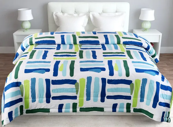 Blue_Microfiber_Floral_Ac_Blanket_For_Adults