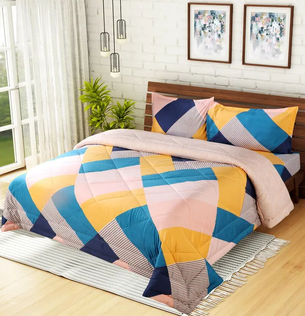 Blue_Microfiber_Floral_Ac_Blanket_For_Adults