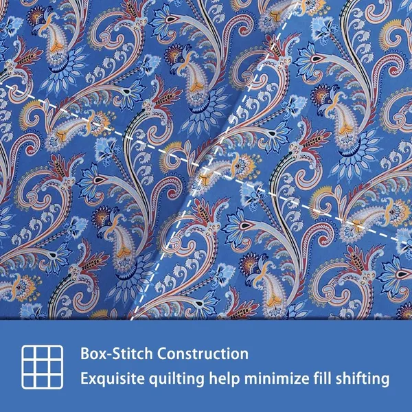 Blue_Microfiber_Geometric_Ac_Blanket_For_Adults