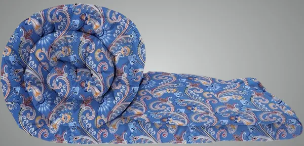 Blue_Microfiber_Geometric_Ac_Blanket_For_Adults