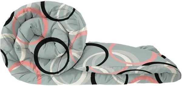 Blue_Microfiber_Geometric_Ac_Blanket_For_Adults