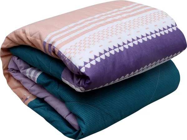 Dark_Blue_Cotton_Floral_Ac_Blanket_For_Adults