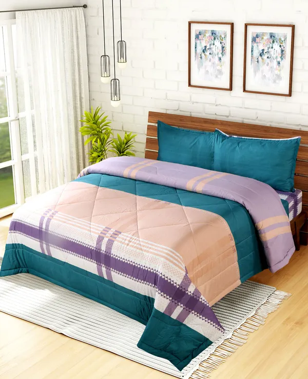 Dark_Blue_Cotton_Floral_Ac_Blanket_For_Adults