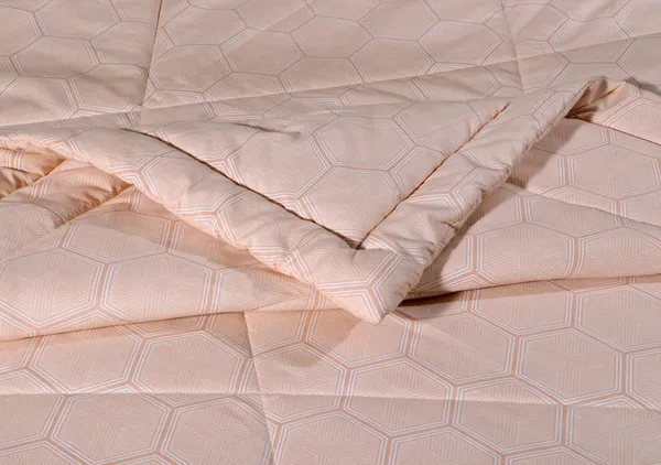 Peach_Cotton_Floral_Comfort_Blanket_For_For_Ac_Room