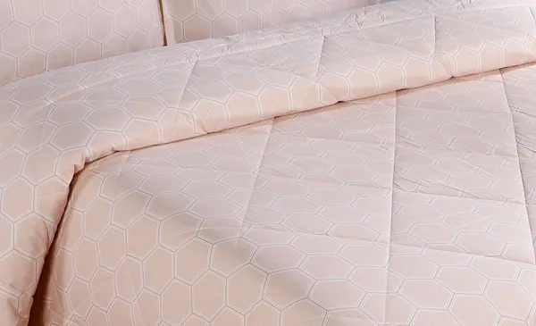 Peach_Cotton_Floral_Comfort_Blanket_For_For_Ac_Room