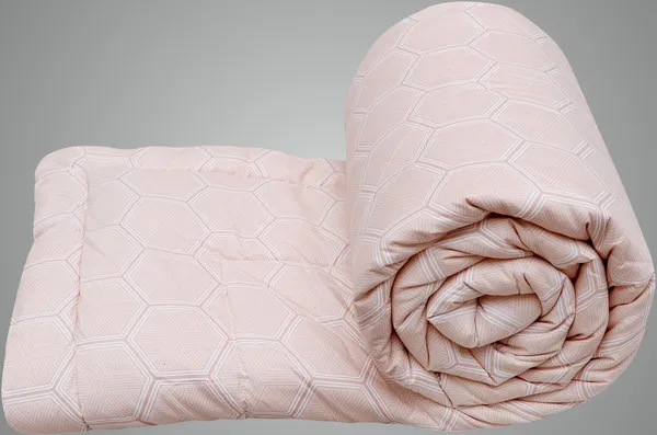 Peach_Cotton_Floral_Comfort_Blanket_For_For_Ac_Room