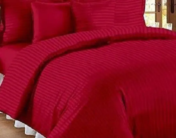 Maroon_Satin_Printed_Bedding_Set_For_Adult