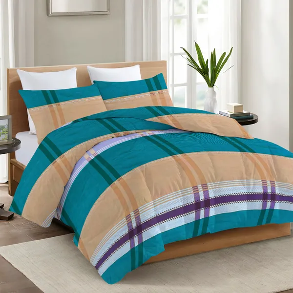 White_Microfiber_Abstract_Ac_Blanket_For_Adults