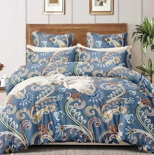 Green_Polycotton_Printed_Comfort_Blanket_For_For_Ac_Room
