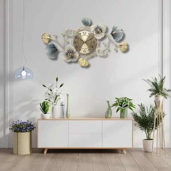 Gold_Metal_Wall_Clock_For_Living_Room_Stylish_Decor_Designer_Floral_Art_Silent_Non_Ticking_Analog_Wall_Clock_For_Hall_Bedroom_Office