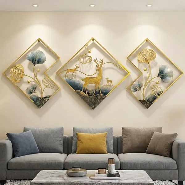 Gold_Luxury_Metal_Wall_Decor_For_Living_Room_Set_Of_3