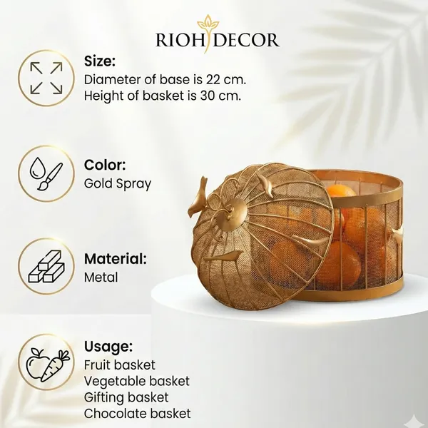 Gold_Decor_Bird_Cage_Fruit_Basket_With_Lid_Metal_Mesh_Jali_Basket_For_Fruits_Vegetables_Candle_Decoration_Multipurpose_Table_Centerpiece_For_Kitchen_Dining_Home_Decor