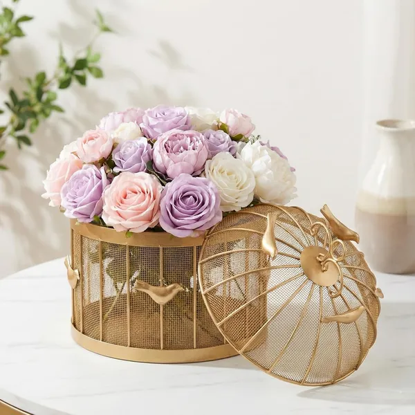 Gold_Decor_Bird_Cage_Fruit_Basket_With_Lid_Metal_Mesh_Jali_Basket_For_Fruits_Vegetables_Candle_Decoration_Multipurpose_Table_Centerpiece_For_Kitchen_Dining_Home_Decor