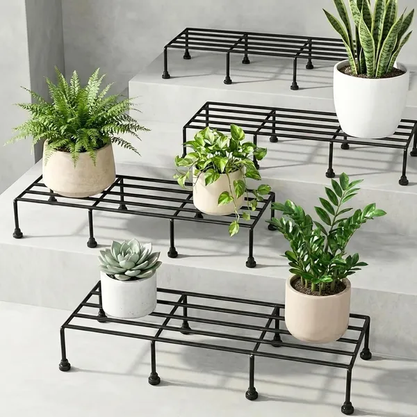 Black_Premium_Metal_Plant_Stand_Heavy_Duty_Iron_Plant_Riser_For_Indoor_Outdoor_Pots_Modern_Balcony_Living_Room_Garden_Decor_Set_Of_4
