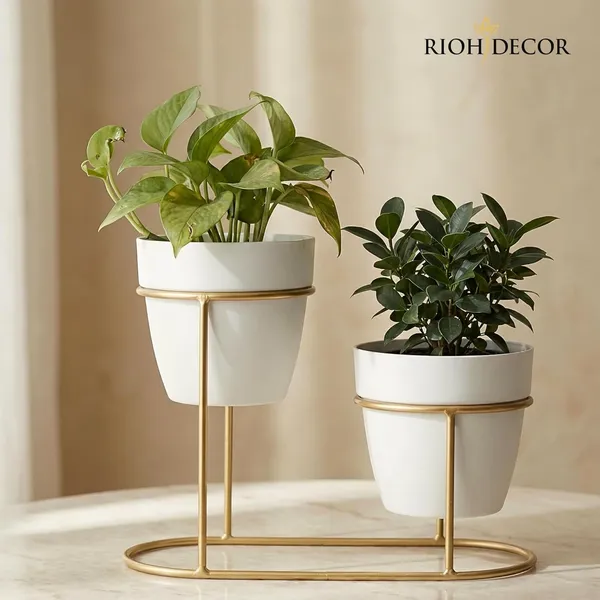 Ivory_White_And_Gold_Premium_Metal_Plant_Stand_Set_Heavy_Duty_Iron_Plant_Riser_For_Indoor_Outdoor_Pots_Modern_Balcony_Living_Room_Garden_Decor_With_Stand