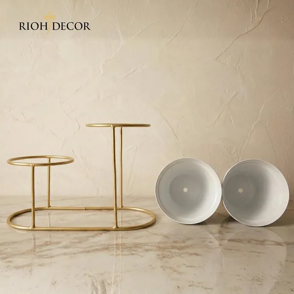 Ivory_White_And_Gold_Premium_Metal_Plant_Stand_Set_Heavy_Duty_Iron_Plant_Combo_Set