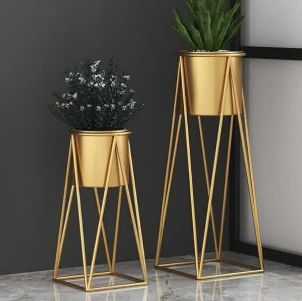 Gold_Decor_Premium_Metal_Planter_With_Stand_Modern_Iron_Plant_Pot_For_Living_Room_Balcony_Office_Indoor_Outdoor_Decorative_Floor_Planter_Set_Of_2
