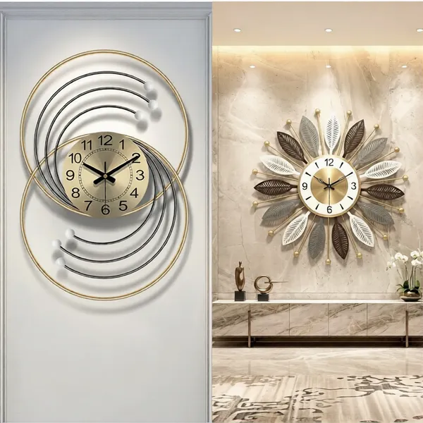 Gold_Luxury_Metal_Wall_Clock_For_Living_Room_Modern_Large_Designer_Wall_Art_Clock_Finish_Silent_Sweep_Movement_Combo_Set