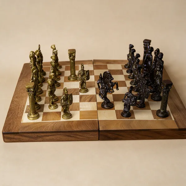 Gold_Pure_Brass_Premium_Chess_Board_For_Game