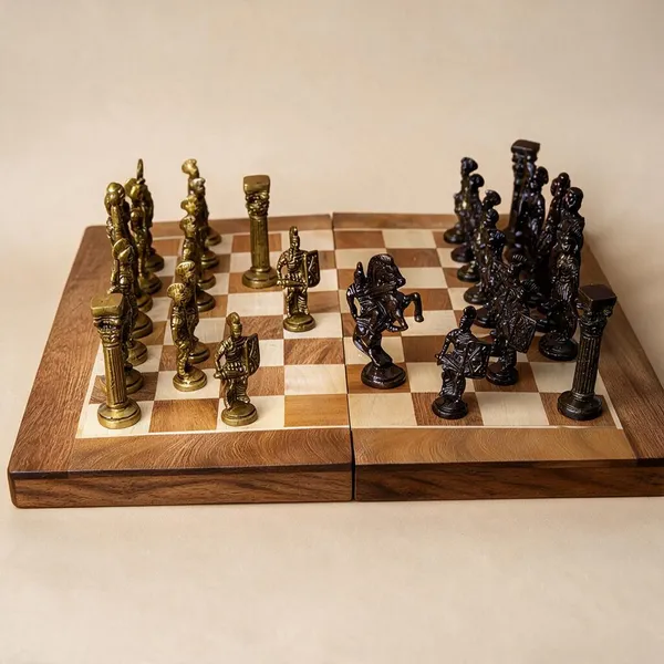 Gold_Pure_Brass_Premium_Chess_Board_For_Game