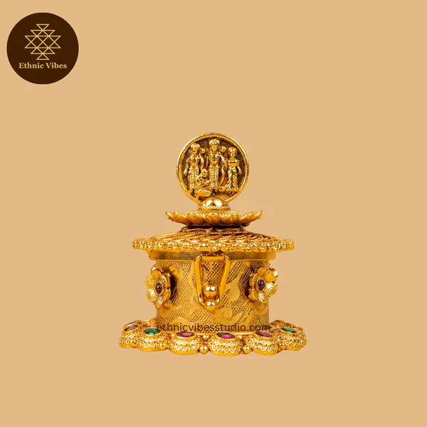 Gold_Pure_Brass_Premium_Sindoor_Box_For_Women
