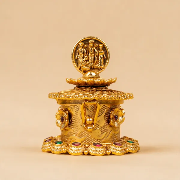 Gold_Pure_Brass_Premium_Sindoor_Box_For_Women