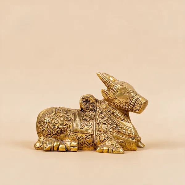 Gold_Pure_Brass_Premium_Nandi_Statue_For_Puja_Decor