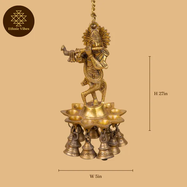 Gold_Pure_Brass_Premium_Hanging_Diya_For_Puja_Decor