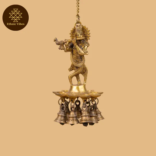 Gold_Pure_Brass_Premium_Hanging_Diya_For_Puja_Decor