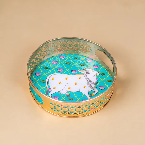 Gold_Brass_Coated_Premium_Tray_Set_For_Puja_Decor