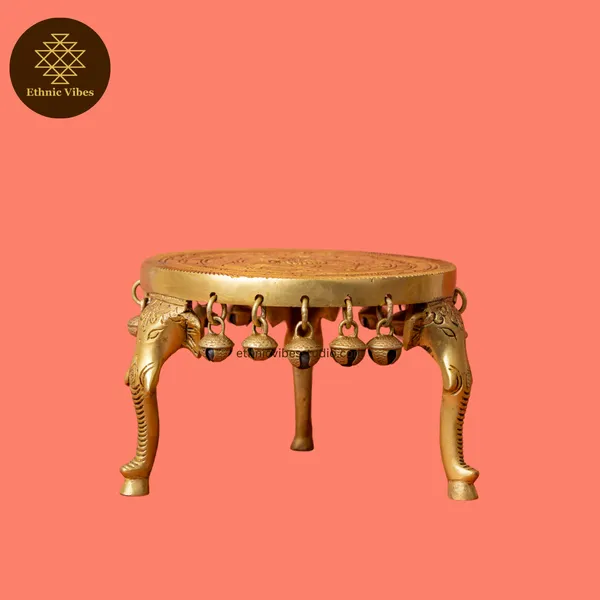 Gold_Pure_Brass_Premium_Chowki_For_Puja_Decor