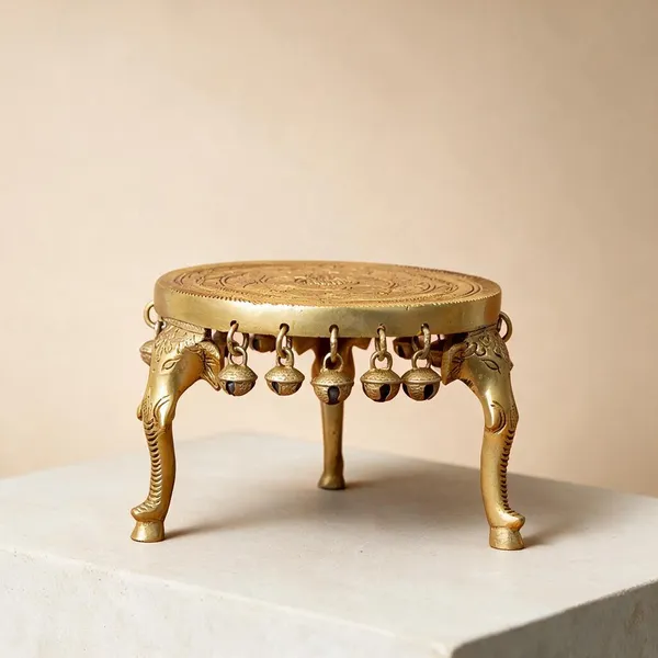 Gold_Pure_Brass_Premium_Chowki_For_Puja_Decor