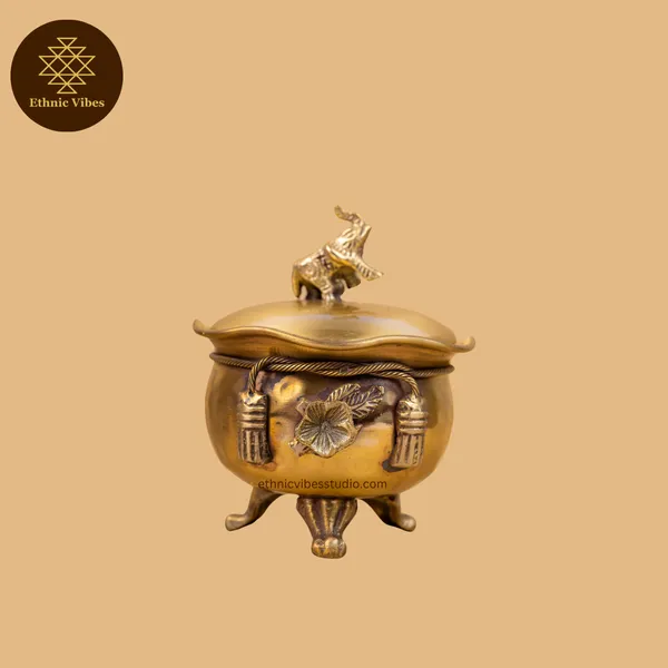 Gold_Premium_Brass_Dry_Fruit_Bowl