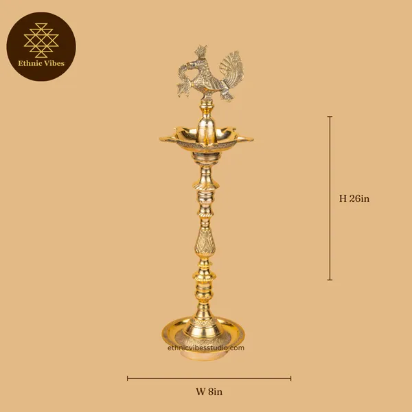 Gold_Premium_Brass_Mahabharat_Diya_