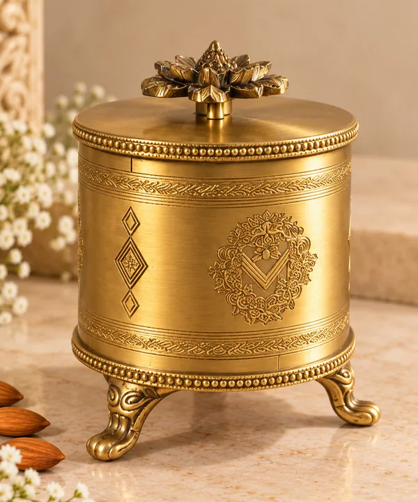 Gold_Premium_Brass_Ornamental/Jewellery_Box_