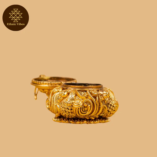 Gold_Premium_Brass_Sindoor_Box_Swan_Design