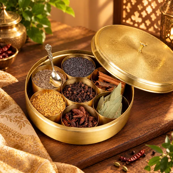 Gold_Pure_Brass_Premium_Masala_Box_For_Kitchen