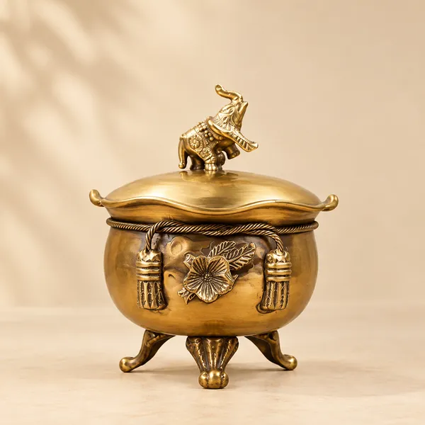 Gold_Premium_Brass_Dry_Fruit_Bowl