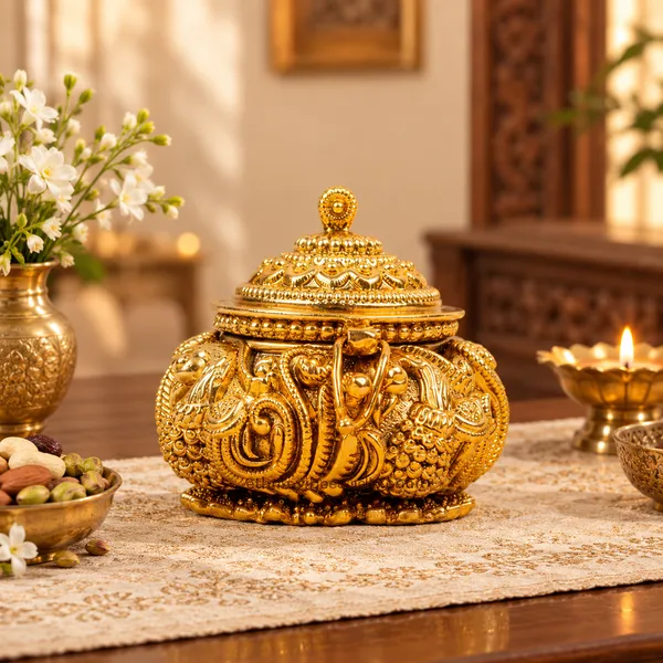 Gold_Premium_Brass_Sindoor_Box_Swan_Design