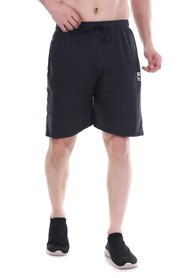 Dark_Grey_Bold_Look_Active_Shorts_For_Men_&_Women