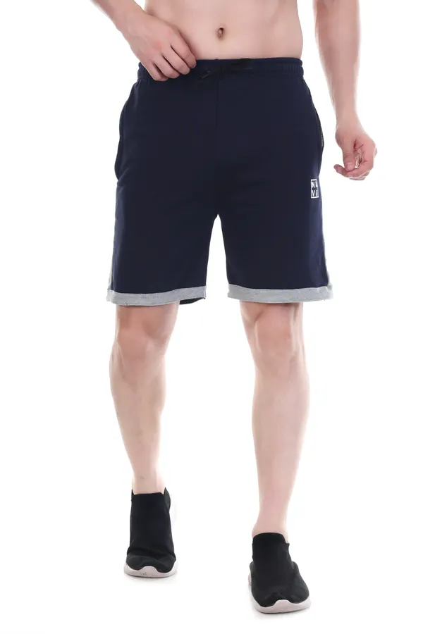 Navy_Blue_Urban_Style_Training_Shorts_For_Men_&_Women