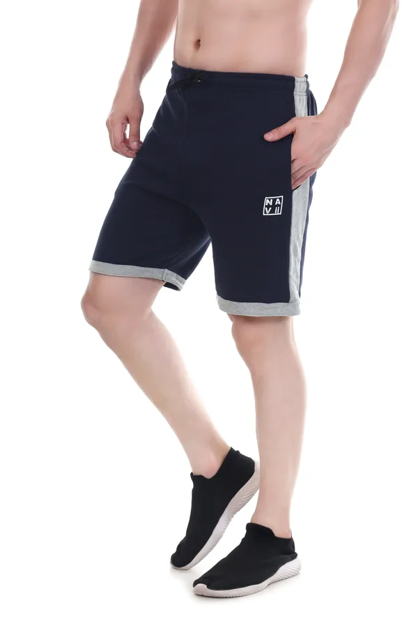 Navy_Blue_Urban_Style_Training_Shorts_For_Men_&_Women