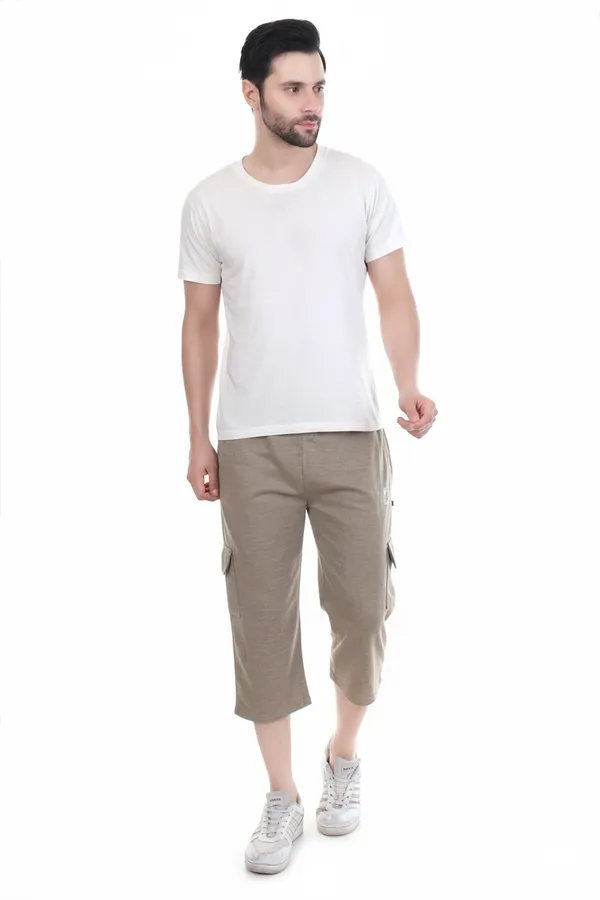 Golden_Dynamic_Workout_Capri_Shorts_For_Men_&_Women
