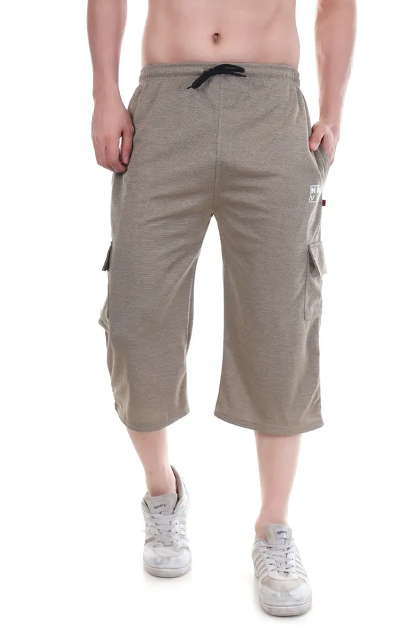 Golden_Dynamic_Workout_Capri_Shorts_For_Men_&_Women