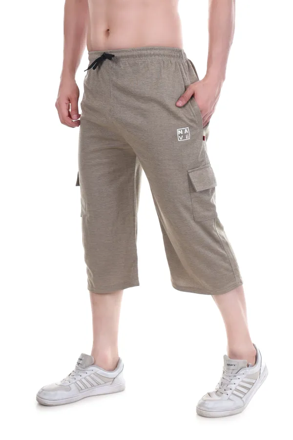 Golden_Dynamic_Workout_Capri_Shorts_For_Men_&_Women