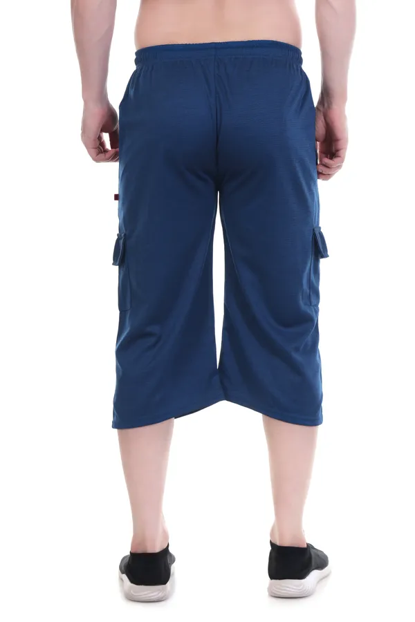 Blue_Lightweight_Sporty_Capri_Shorts_For_Men_&_Women