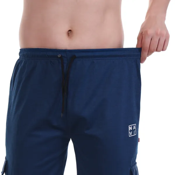Blue_Lightweight_Sporty_Capri_Shorts_For_Men_&_Women