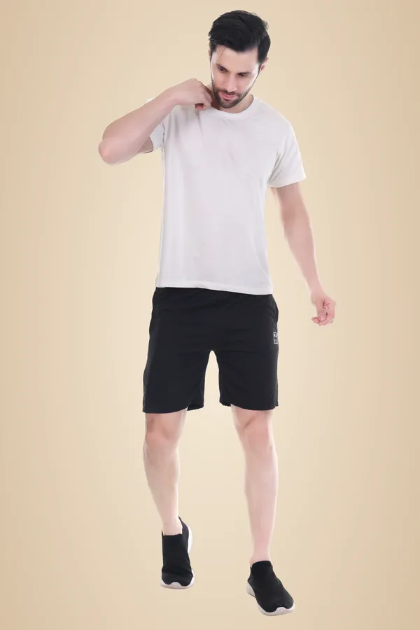 Black_Durable_Cotton_Blend_Shorts_For_Men_&_Women