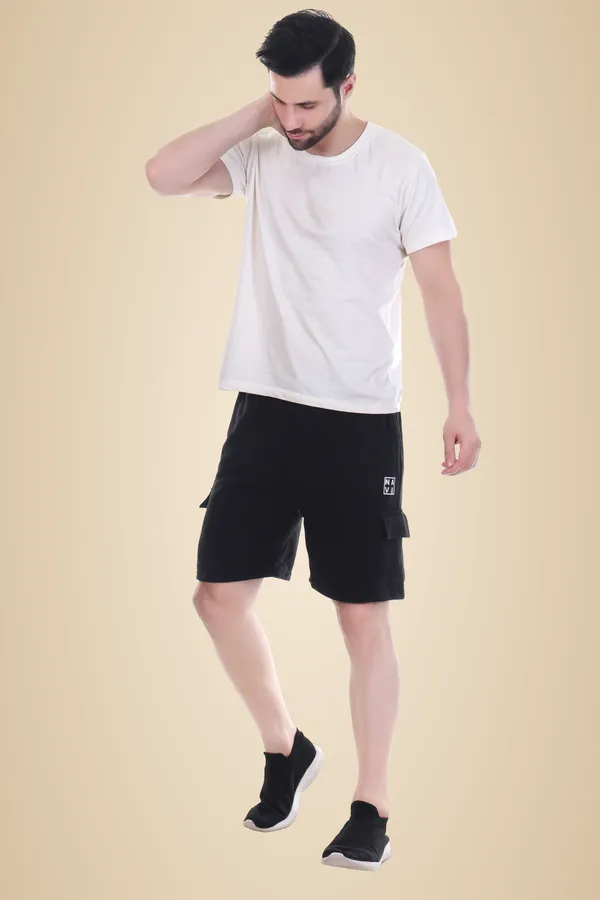 Black_Signature_Style_Sports_Shorts_For_Men_&_Women
