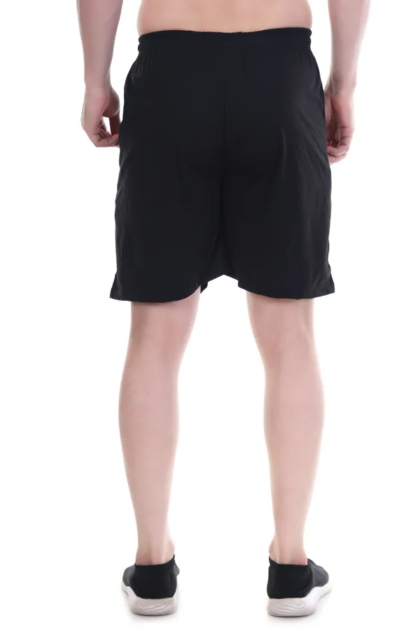 Black_Casual_Comfort_Sports_Shorts_For_Men_&_Women